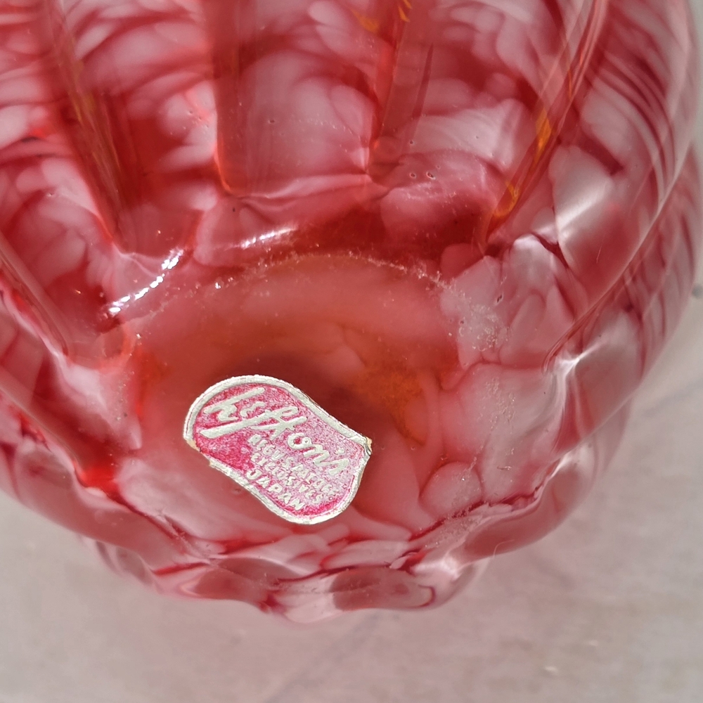 Lefton Red Glass Pitcher - Picture 7 of 13